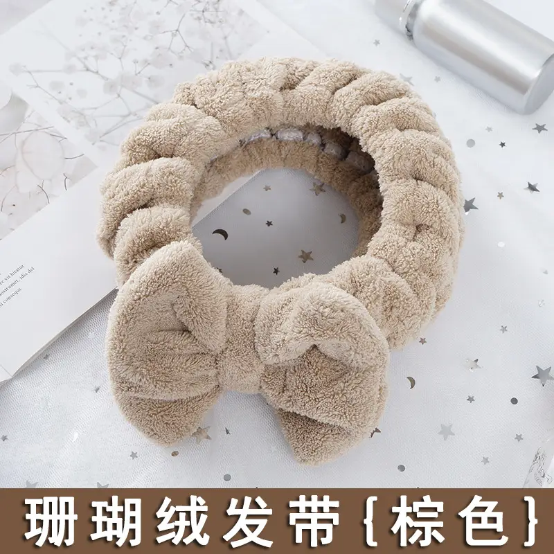 Purple Velvet Bow Hair Band for Women - Image 5