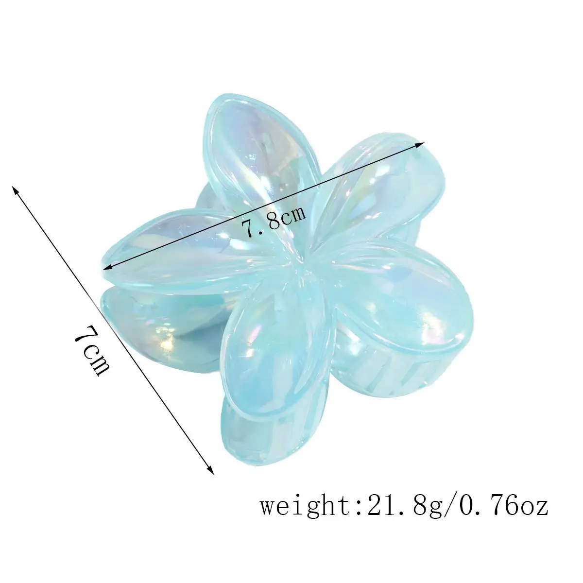 Flower Hairpins Gradient Pearlescent Clip for Girls — feature 1