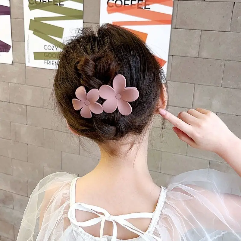 Korean Sweet Flower Hair Accessories 2024