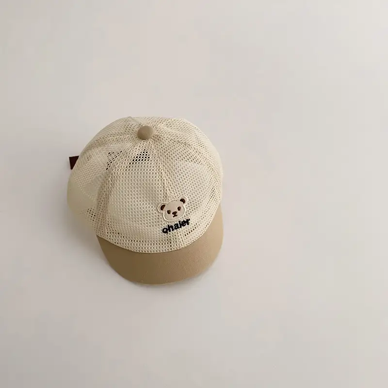 Yipan Baby Hat Summer Mesh Bear Cap - Image 3