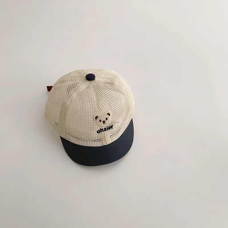 Yipan Baby Hat Summer Mesh Bear Cap - Image 4