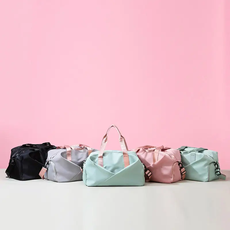 Waterproof Oxford Maternity Travel Bag Mint Blue - Image 9