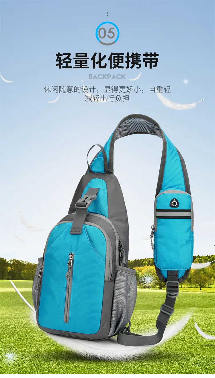 Ultra-light Crossbody Phone Bag with Water Repellent Design — feature 13