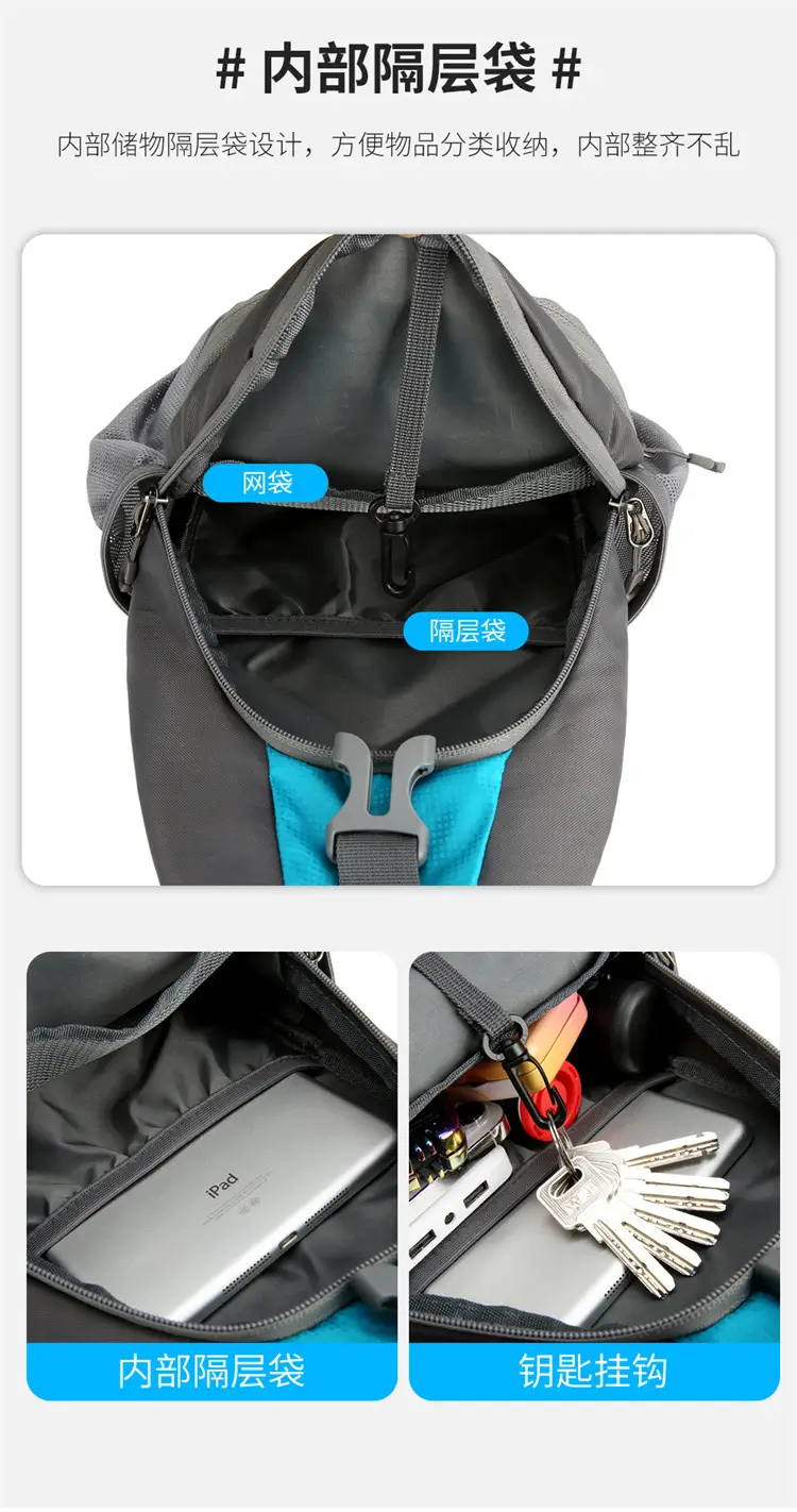Ultra-light Crossbody Phone Bag with Water Repellent Design — feature 9