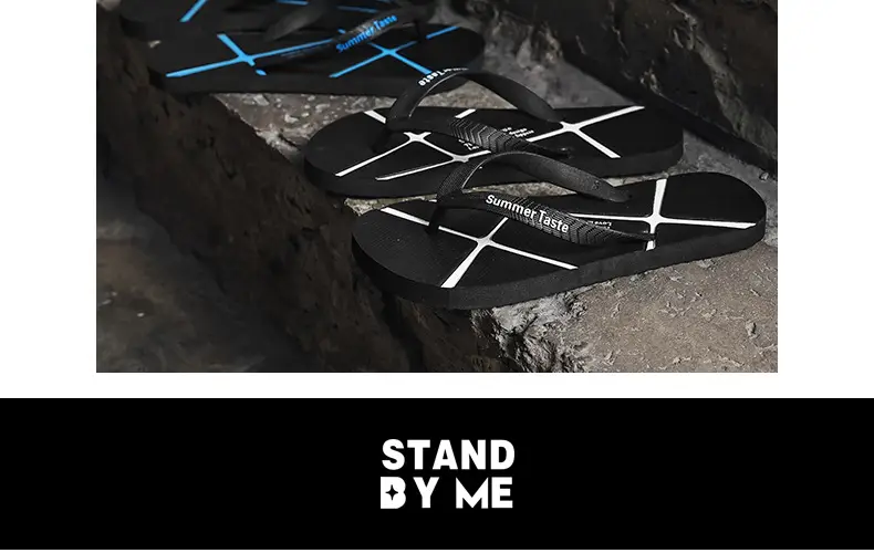 2025 Men Summer Flip Flops Black Non-Slip — feature 11