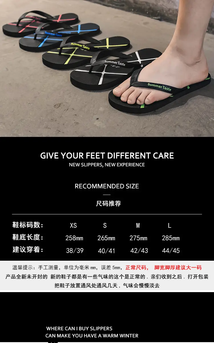 2025 Men Summer Flip Flops Black Non-Slip — feature 2