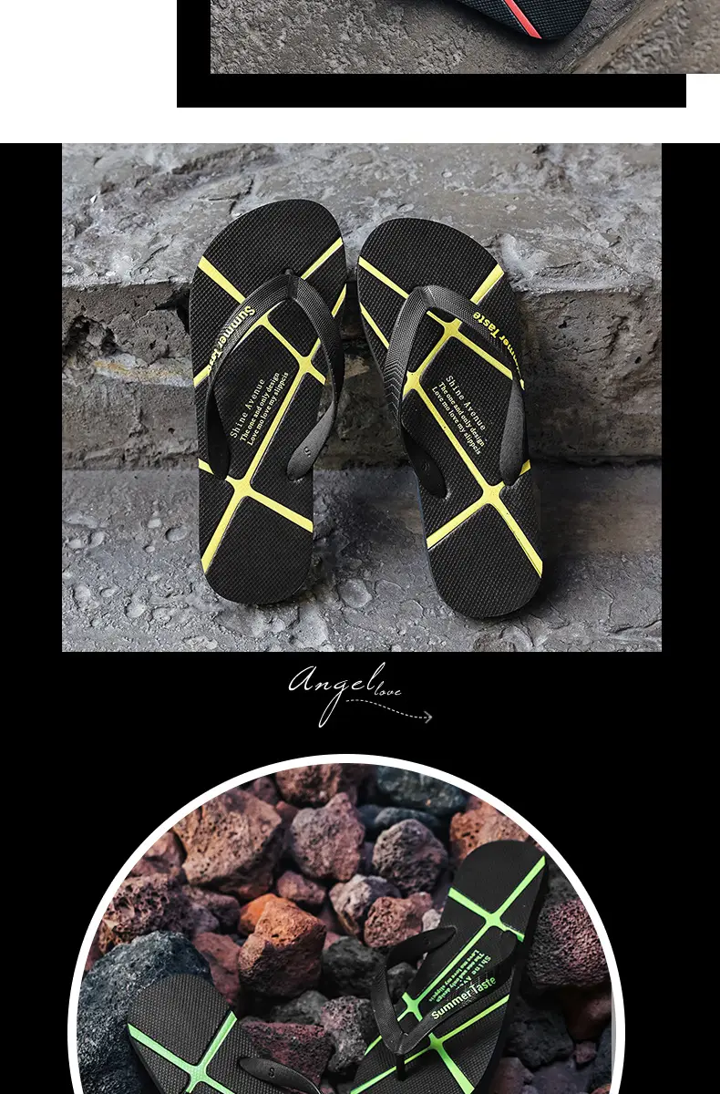 2025 Men Summer Flip Flops Black Non-Slip — feature 9