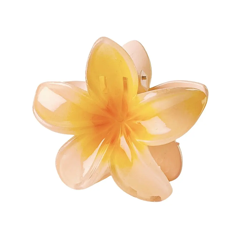8cm Laser Egg Flower Hair Clip Pink — feature 38
