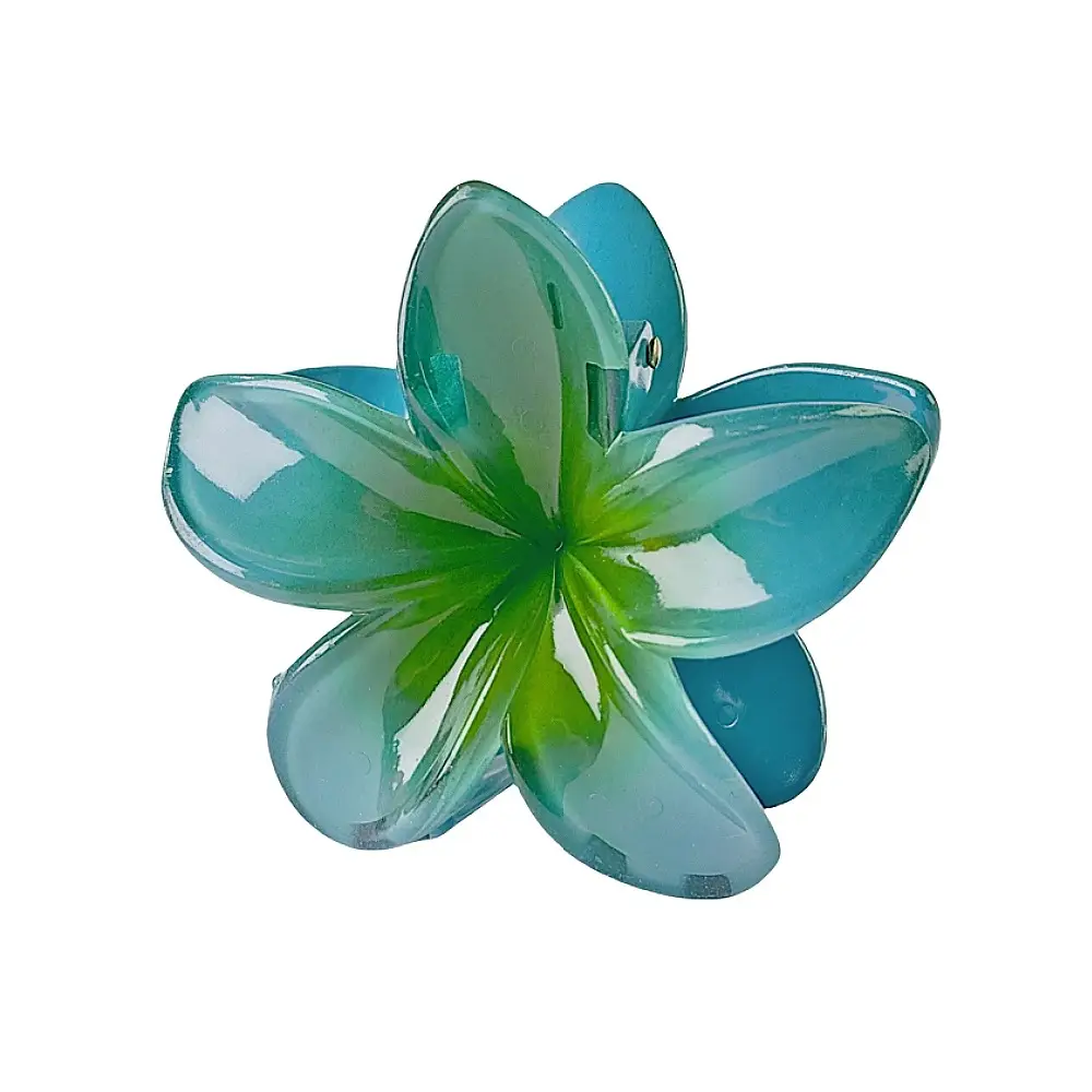 8cm Laser Egg Flower Hair Clip Pink — feature 44