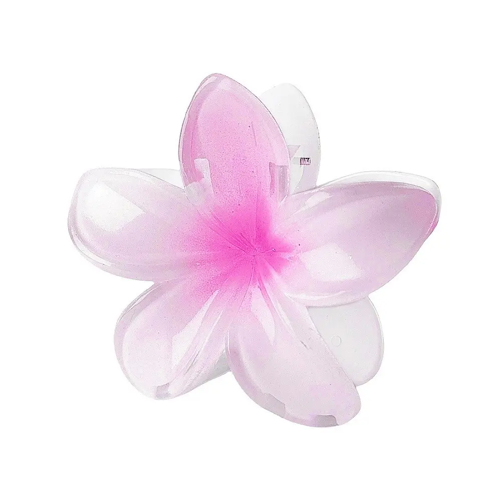 8cm Laser Egg Flower Hair Clip Pink - Image 10