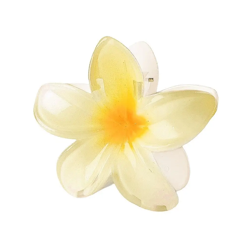 8cm Laser Egg Flower Hair Clip Pink - Image 2