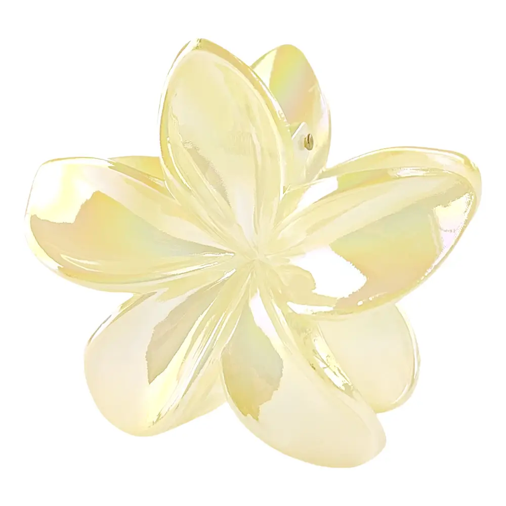 8cm Laser Egg Flower Hair Clip Pink - Image 15