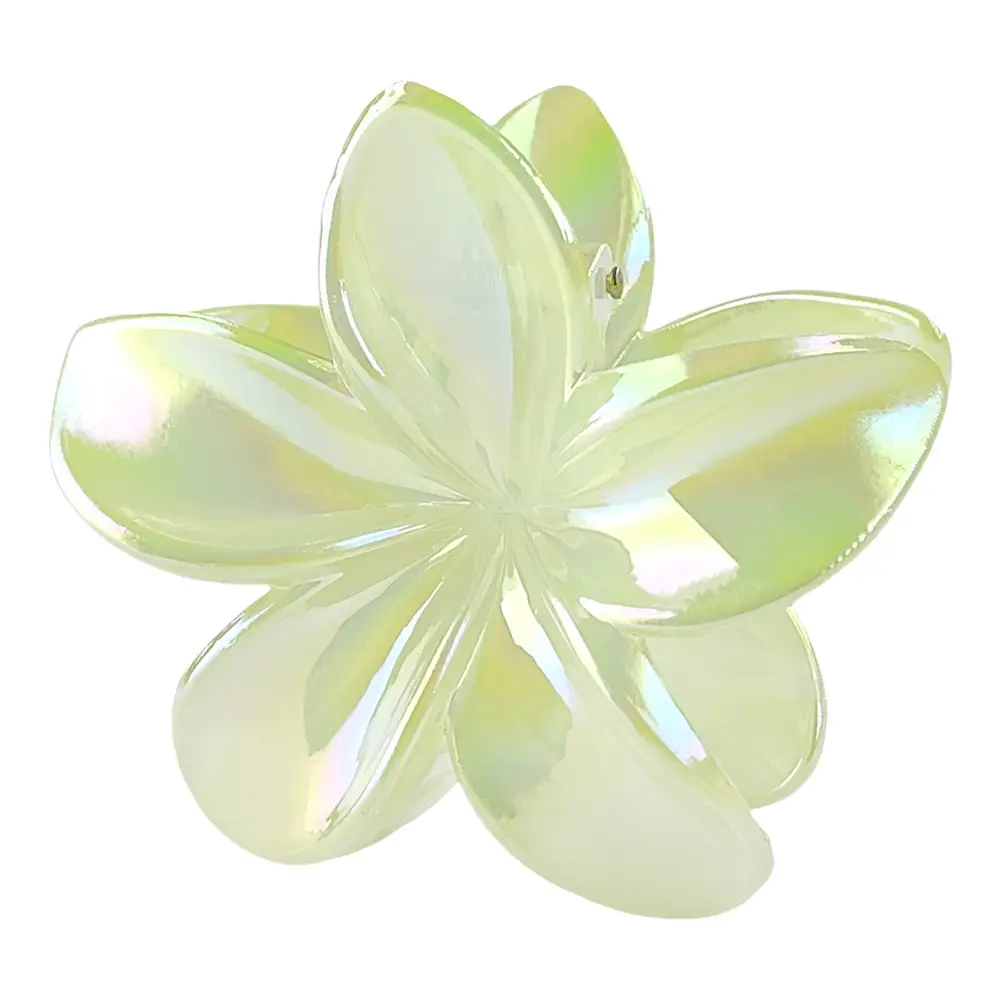8cm Laser Egg Flower Hair Clip Pink - Image 16