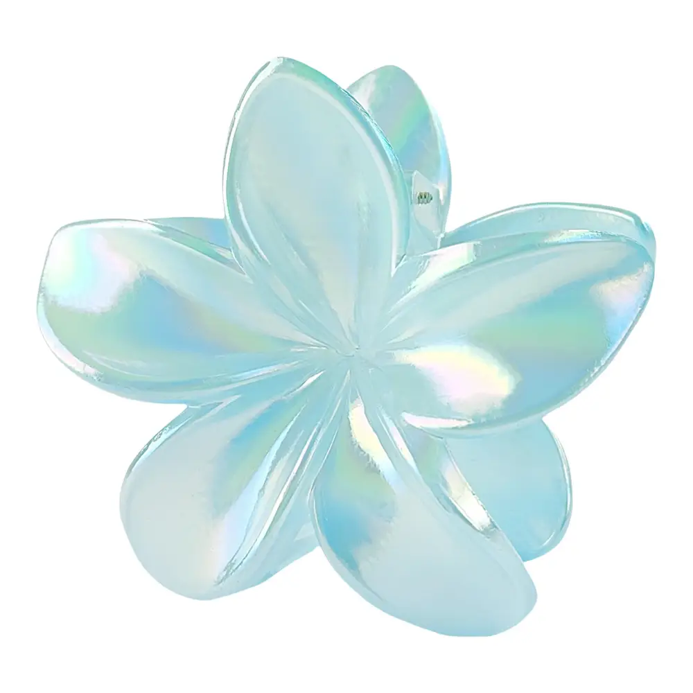 8cm Laser Egg Flower Hair Clip Pink - Image 18
