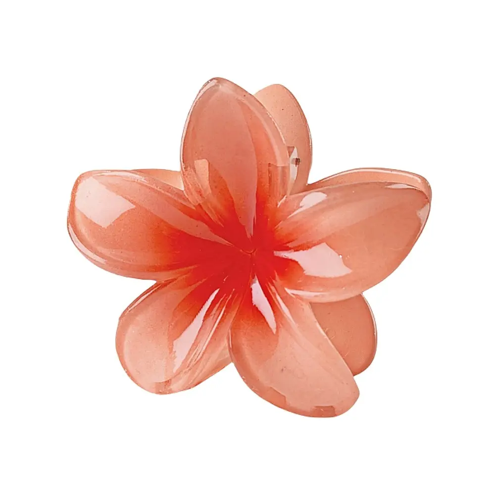 8cm Laser Egg Flower Hair Clip Pink - Image 3