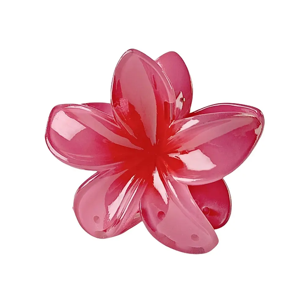 8cm Laser Egg Flower Hair Clip Pink - Image 6
