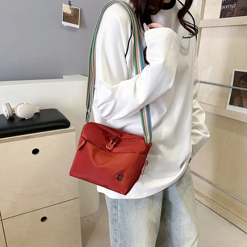 Women Crossbody Bag Olive Green Nylon 2025 - Image 6