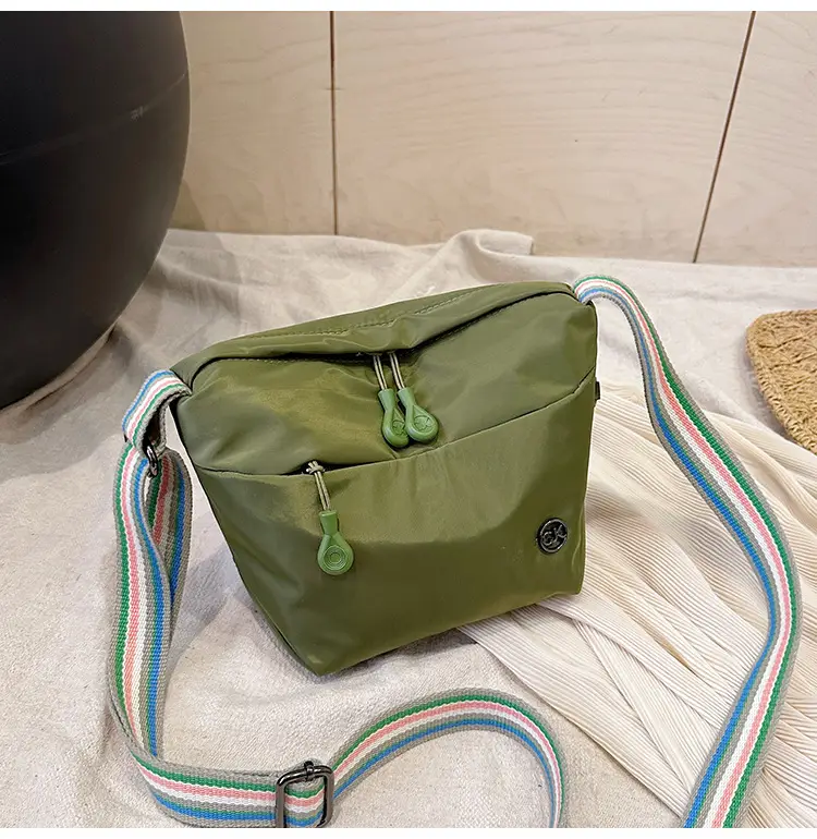 Women Crossbody Bag Olive Green Nylon 2025 — feature 29