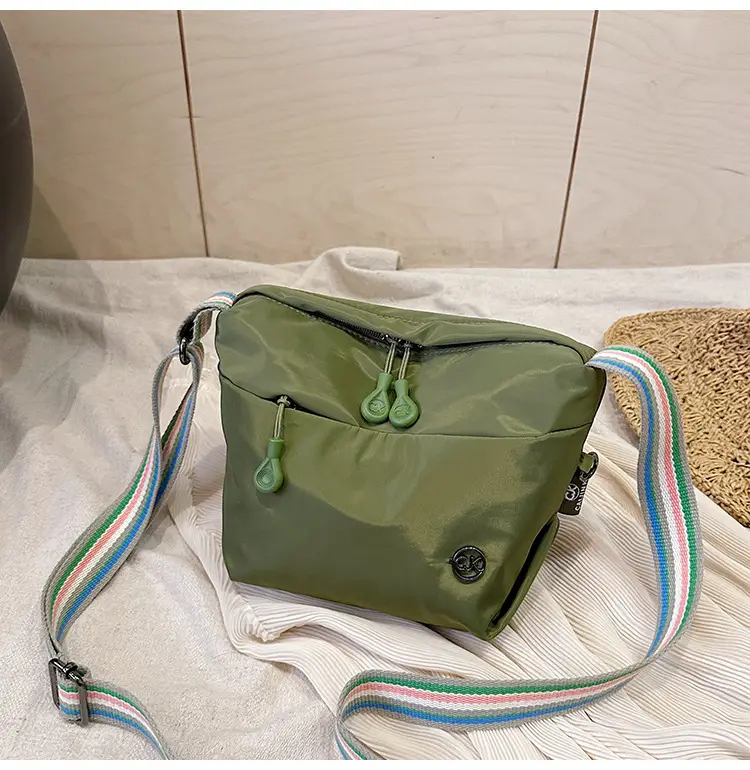 Women Crossbody Bag Olive Green Nylon 2025 — feature 30