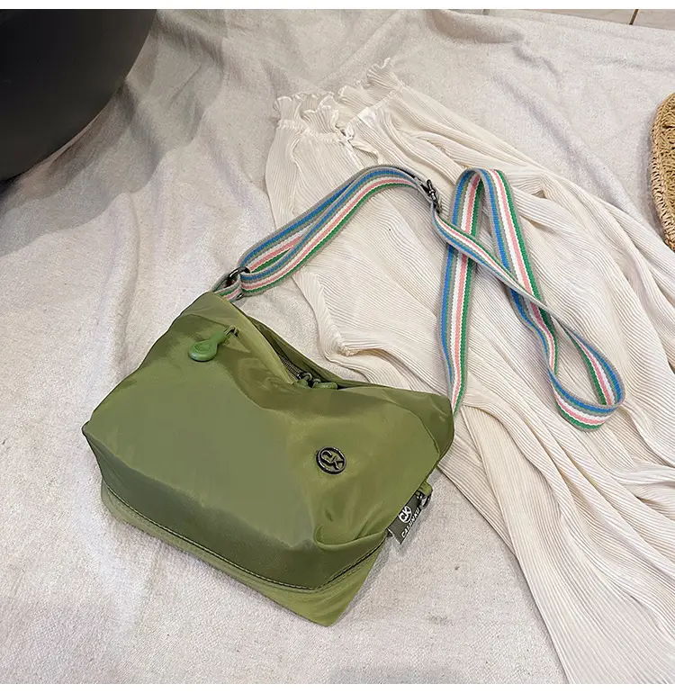 Women Crossbody Bag Olive Green Nylon 2025 — feature 31