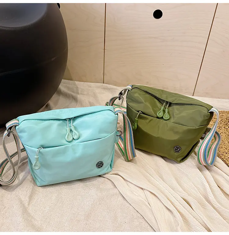 Women Crossbody Bag Olive Green Nylon 2025 — feature 35