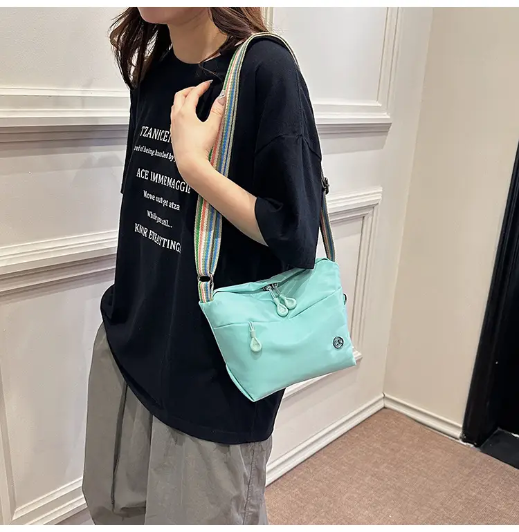 Women Crossbody Bag Olive Green Nylon 2025 — feature 85