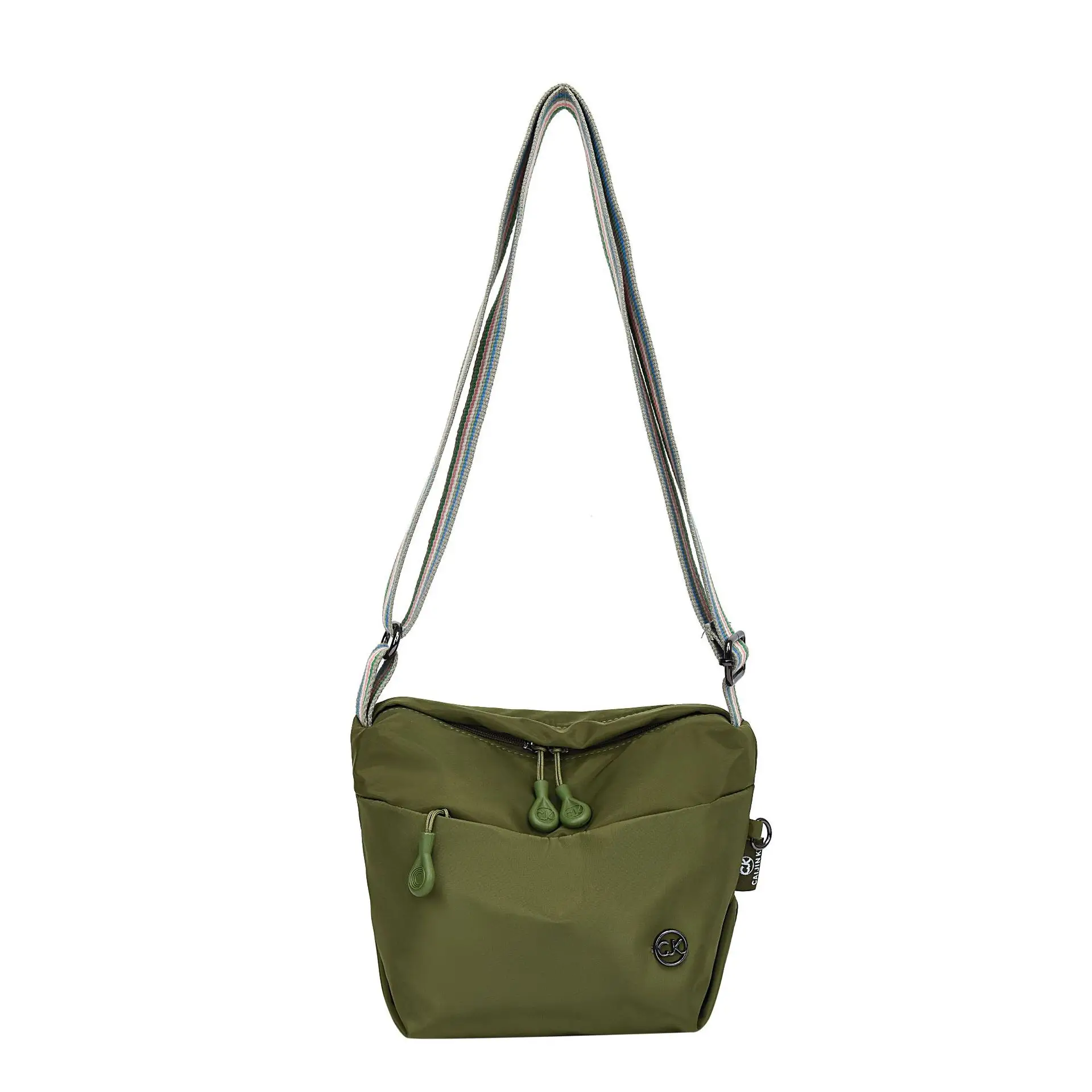 Women Crossbody Bag Olive Green Nylon 2025 - Image 2