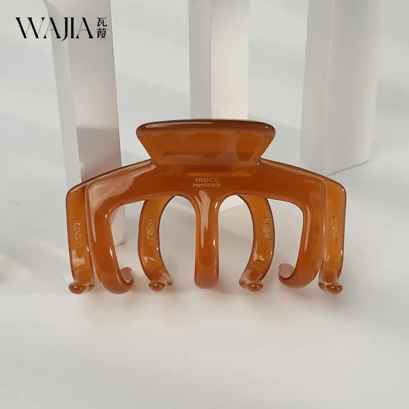 Pink Jelly Hair Clip Super Large Multi-Grasp - Image 12