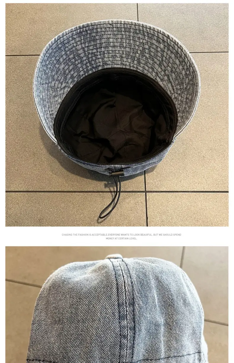 Women Denim Duck Foldable Fisherman Hat — feature 4
