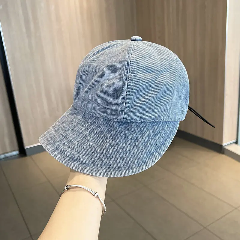 Women Denim Duck Foldable Fisherman Hat - Image 2
