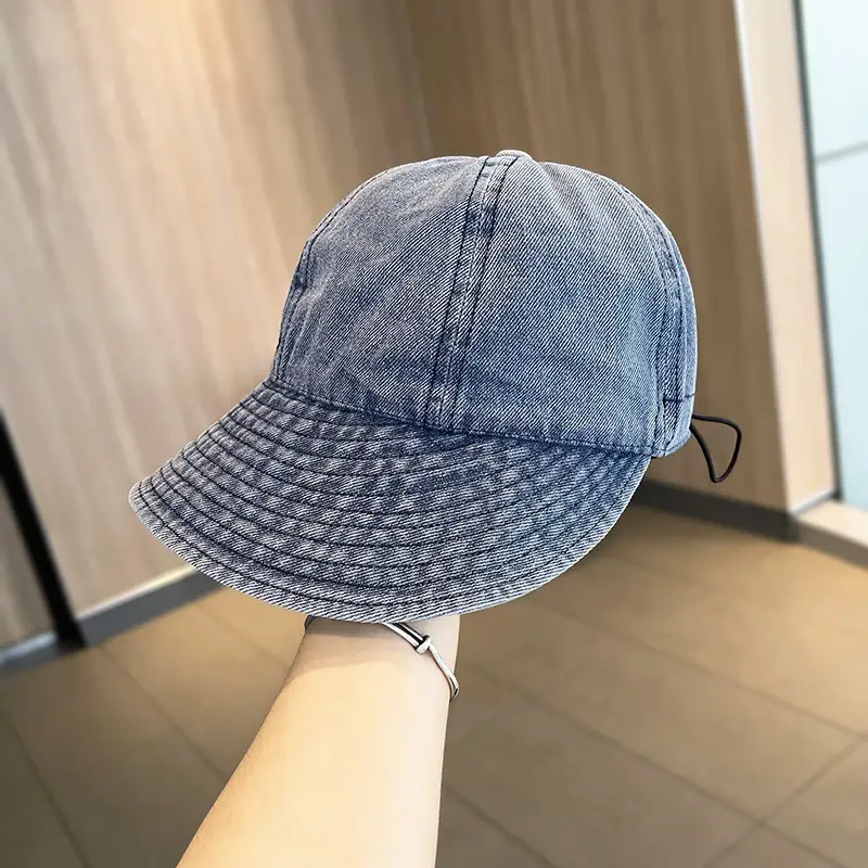 Women Denim Duck Foldable Fisherman Hat - Image 3