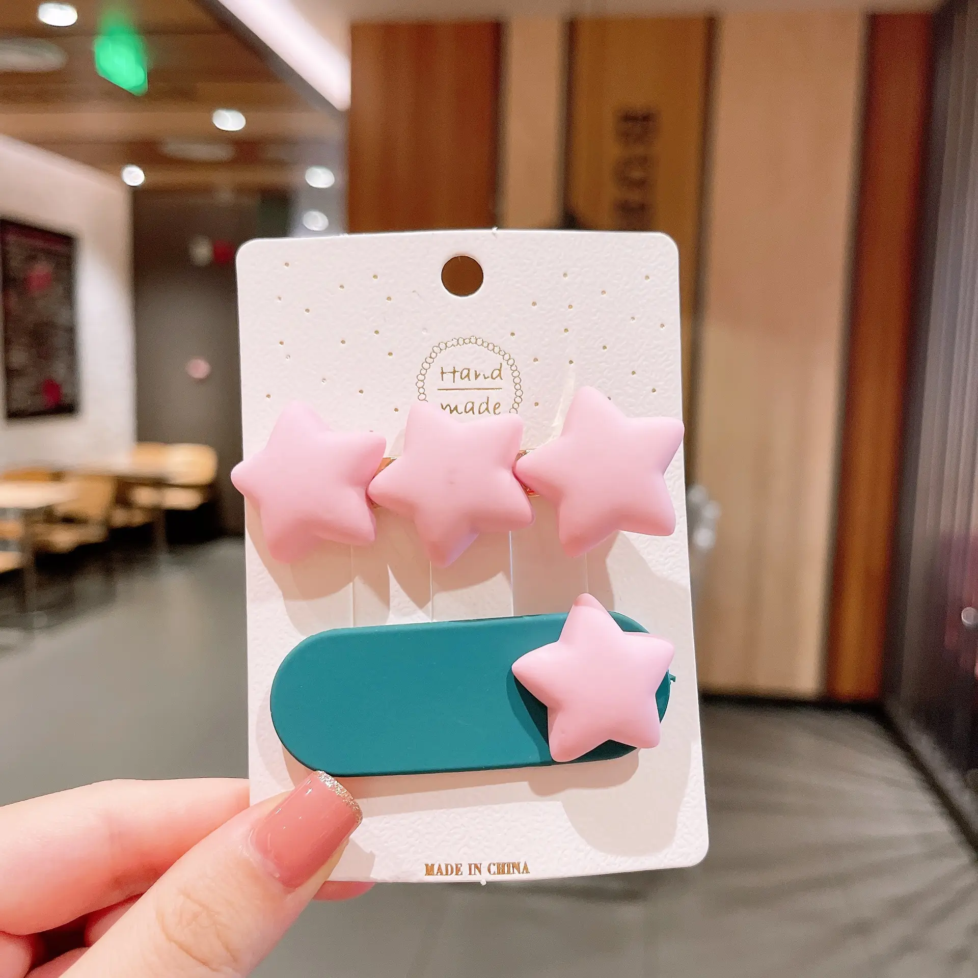 Cute Green & Orange Hair Pins for Girls Kids — feature 17