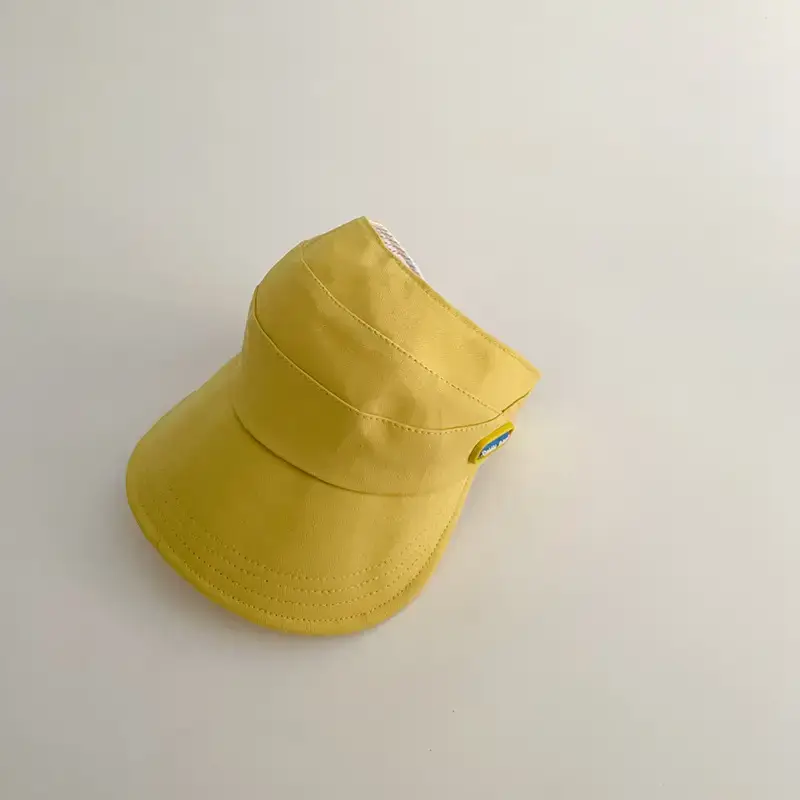 Beige Big Brim Sunscreen Hat for Girls - Image 4