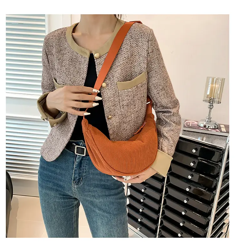 Women's Beige Crossbody Bag Large Capacity — feature 14