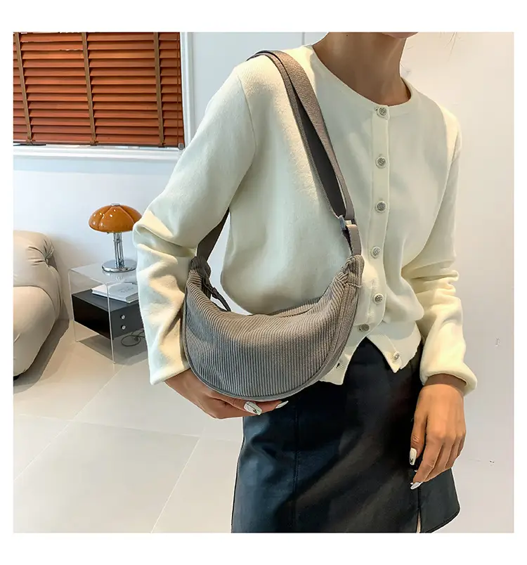 Women's Beige Crossbody Bag Large Capacity — feature 16