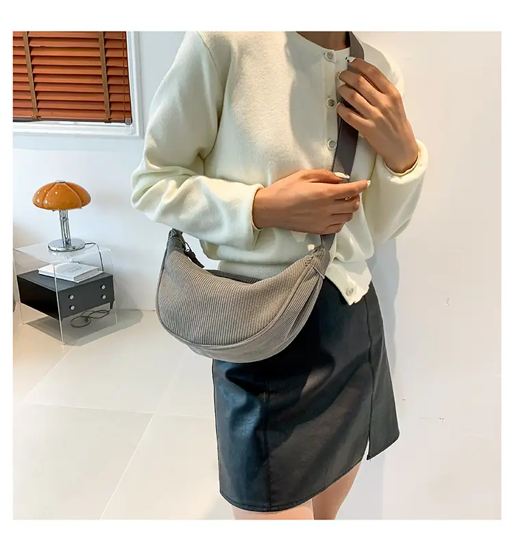 Women's Beige Crossbody Bag Large Capacity — feature 17