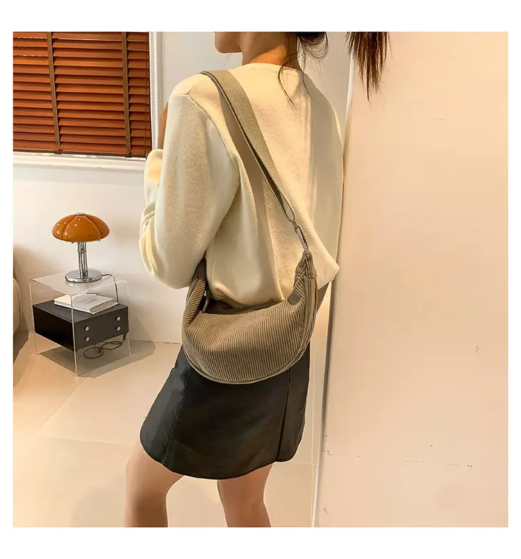 Women's Beige Crossbody Bag Large Capacity — feature 19