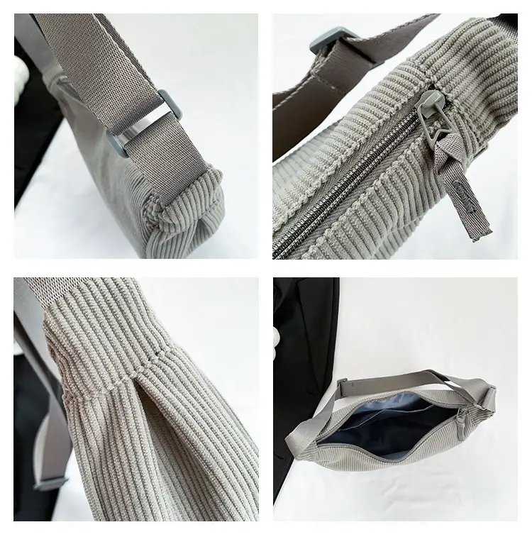 Women's Beige Crossbody Bag Large Capacity — feature 9
