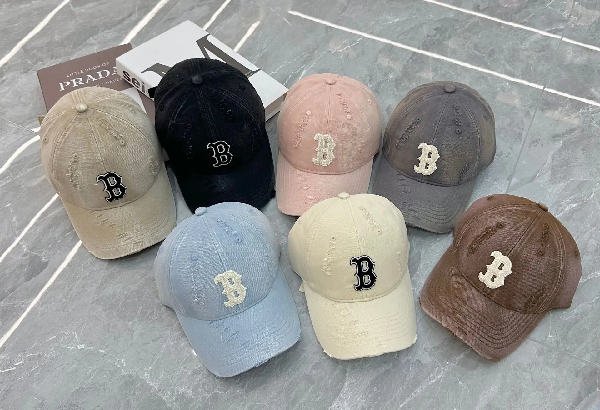 Black Embroidered Baseball Cap with Curved Eaves — feature 8