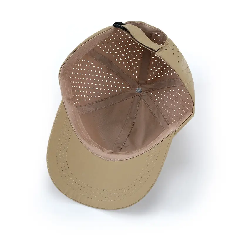 Men Navy Blue Mesh Baseball Cap with Print - Image 9