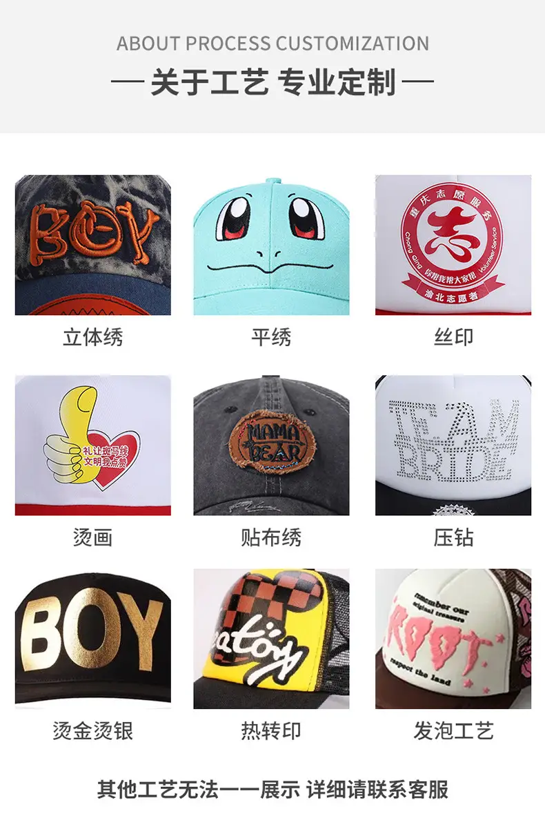 Men Navy Blue Mesh Baseball Cap with Print — feature 11