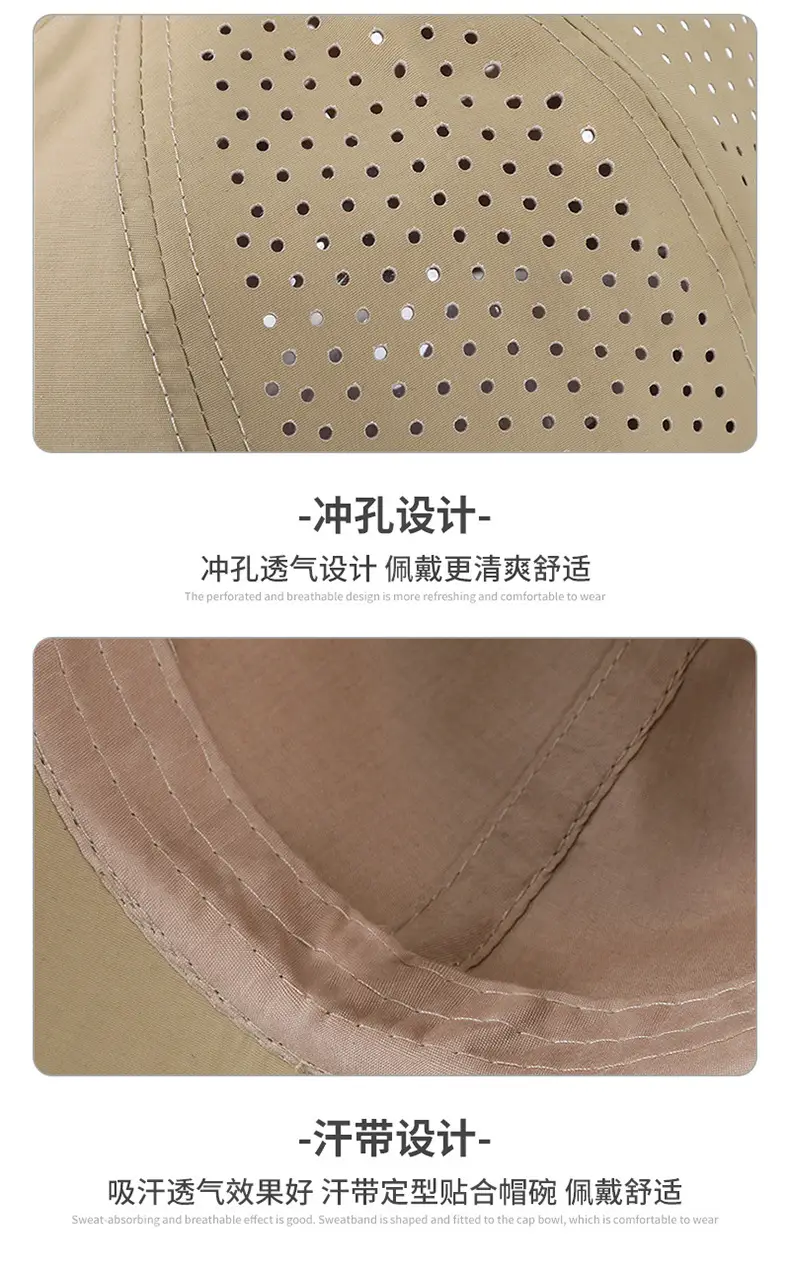 Men Navy Blue Mesh Baseball Cap with Print — feature 7