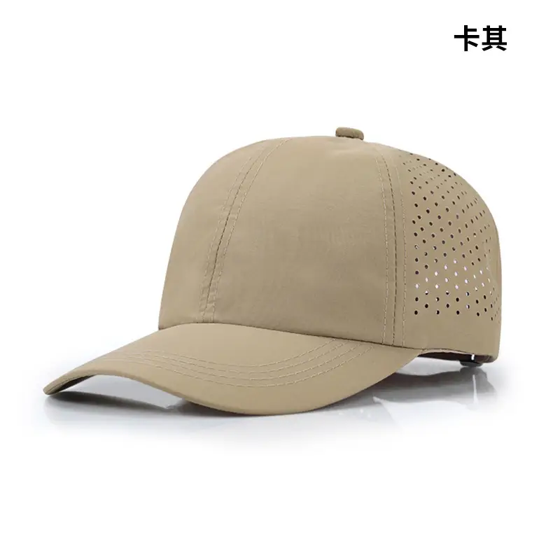 Men Navy Blue Mesh Baseball Cap with Print - Image 5
