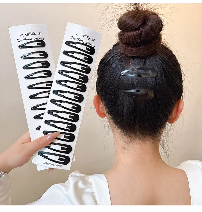 Black Hairpins for Women - 10 Pcs Clip Hair Clips — feature 11