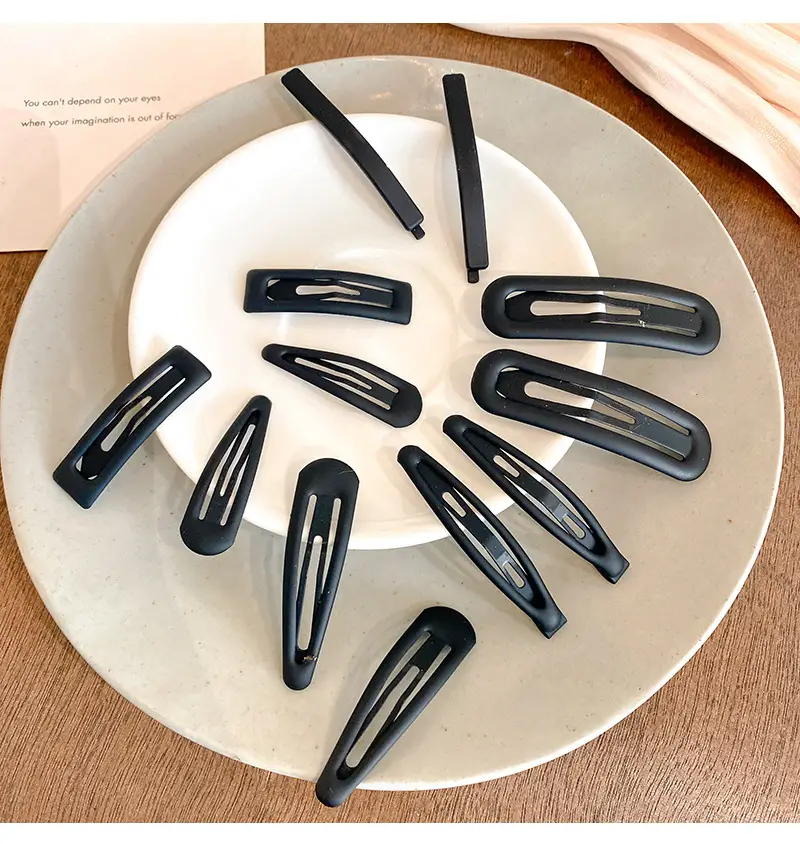 Black Hairpins for Women - 10 Pcs Clip Hair Clips — feature 12