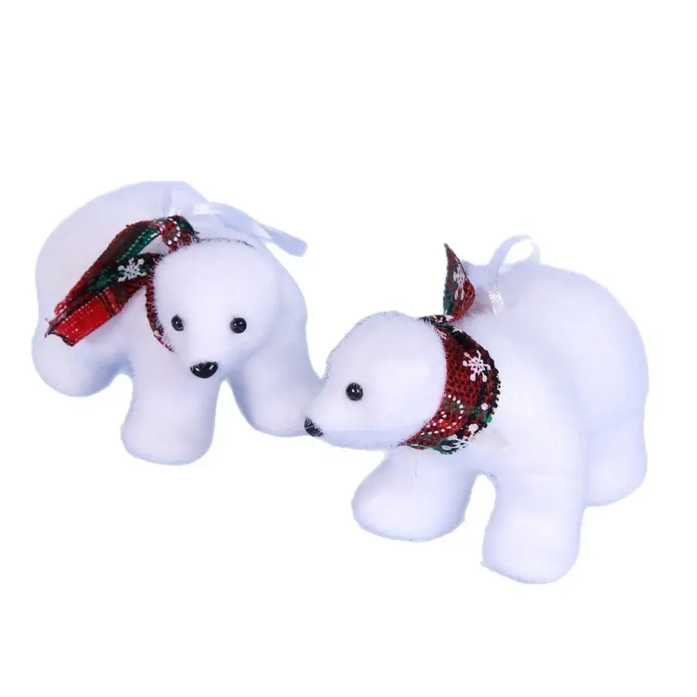 Christmas White Bear Decor Pendants for Tree - Image 11
