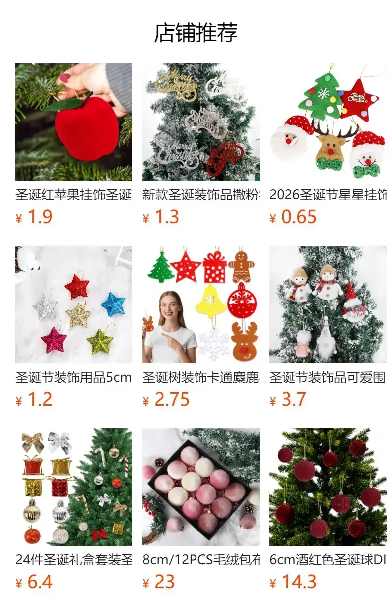 Christmas White Bear Decor Pendants for Tree — feature 1