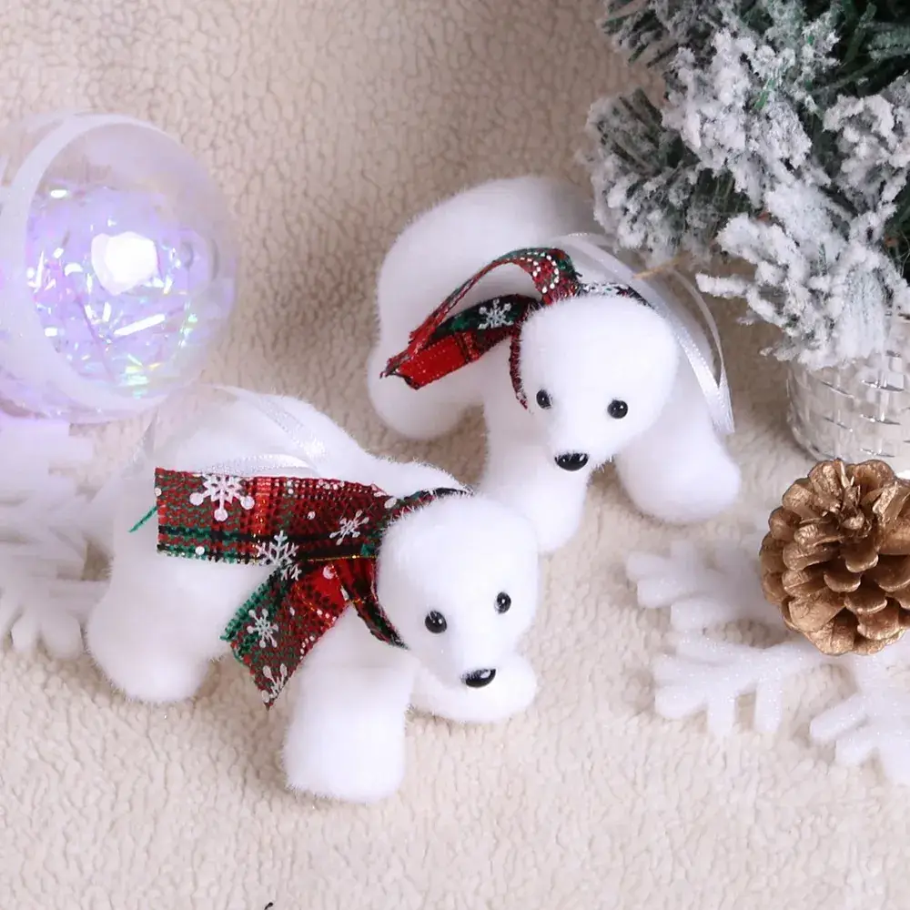 Christmas White Bear Decor Pendants for Tree — feature 17