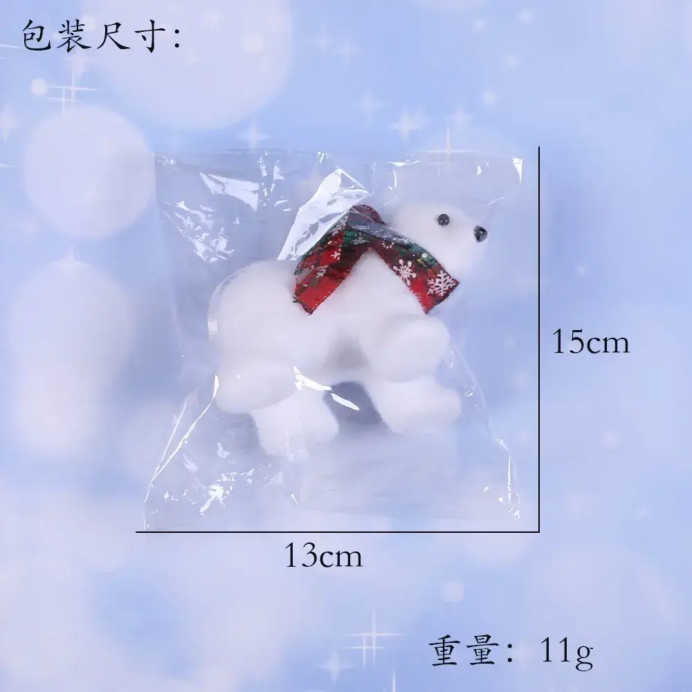 Christmas White Bear Decor Pendants for Tree — feature 5