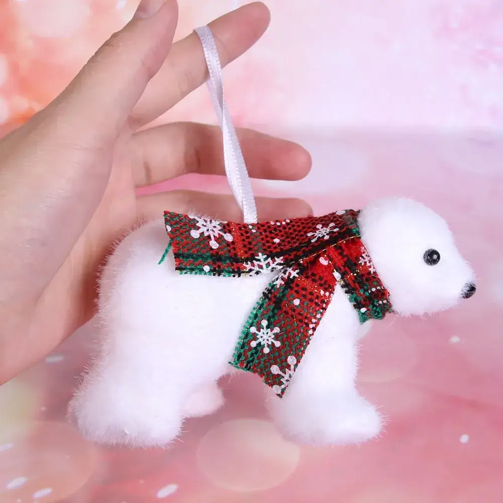 Christmas White Bear Decor Pendants for Tree — feature 9